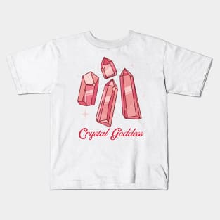 Crystal Goddess Kids T-Shirt